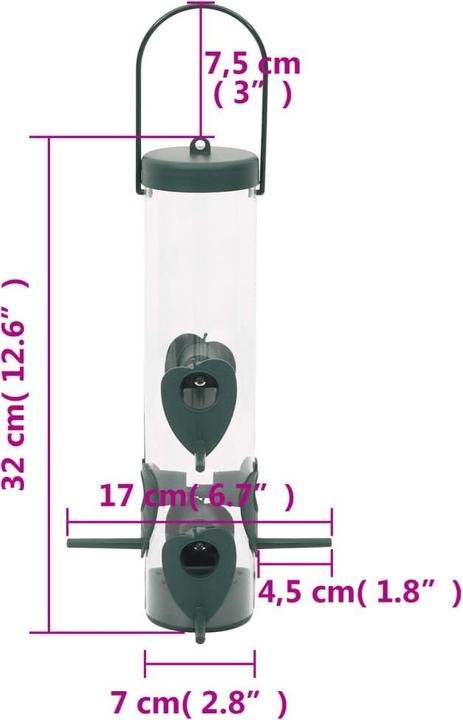 Produktbild vidaXL Vogelhäuschen