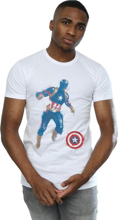 Produktbild Avengers Endgame Painted Captain America TShirt (S)