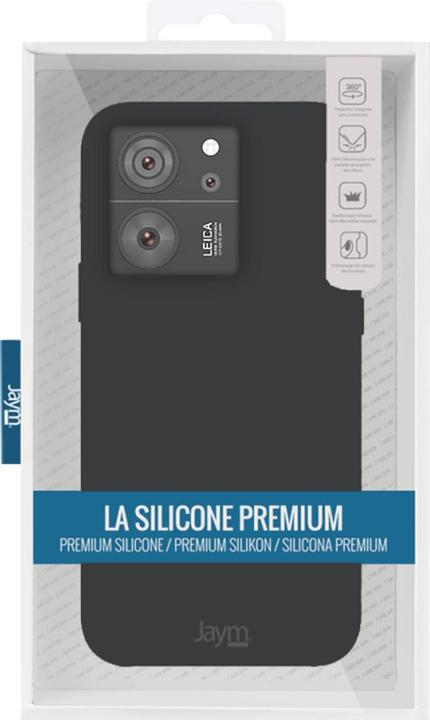 Image du produit Jaym Housse en silicone premium, Série noire (Xiaomi 13T Pro, Xiaomi 13T)
