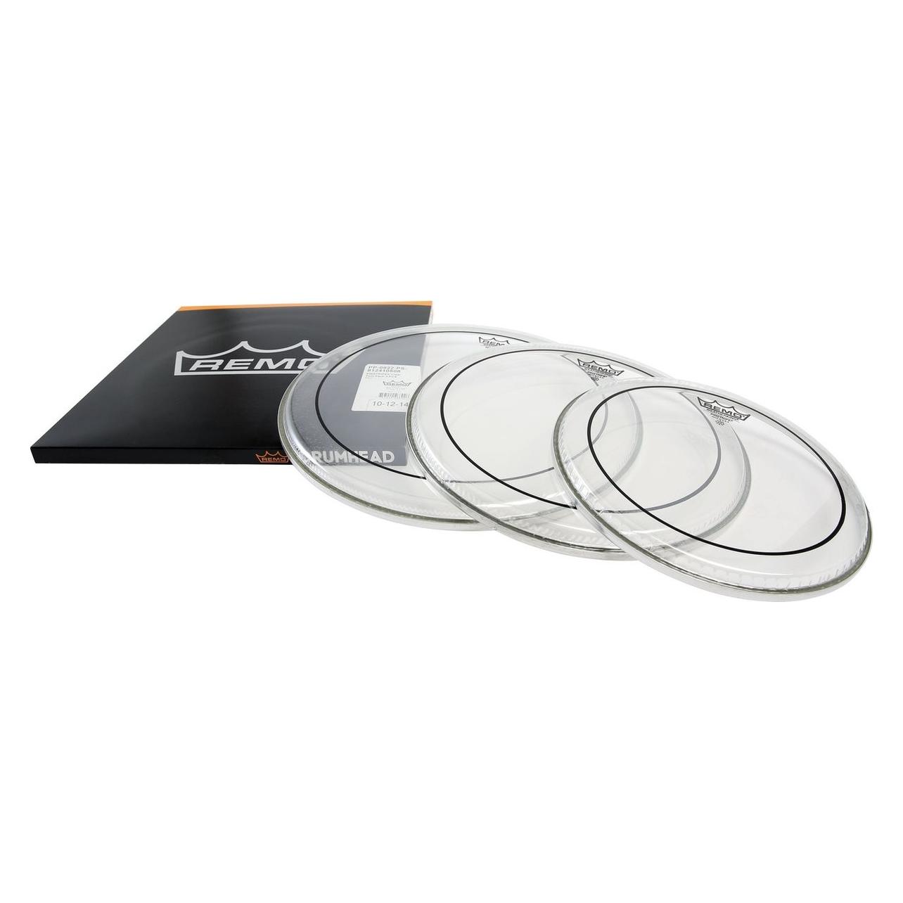 Remo Set Di Pelli Per Tamburo A Righe (Drums), Trommelvellen, Transparant