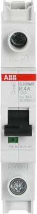 Produktbild ABB S201MR-K4 Sicherungsautomat K-Char., 10kA, 4A, 1P, RTT 2CDS271437R0337