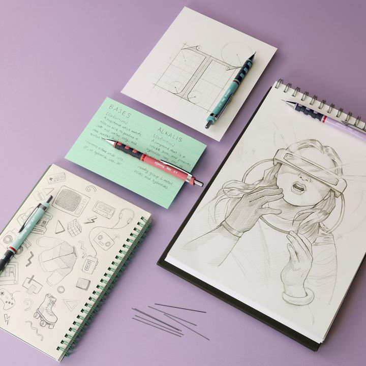 Actual product image Rotring Fine lead pencil Tikky 0.7 pink 12 pieces (0.70 mm, 12x)