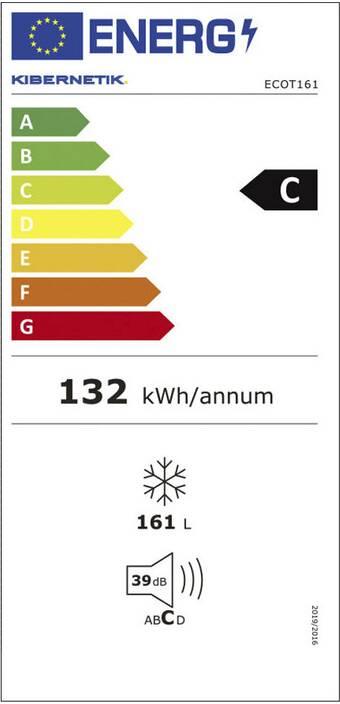 Energy Label Kibernetik GS161C (Stand-alone, 161 l)