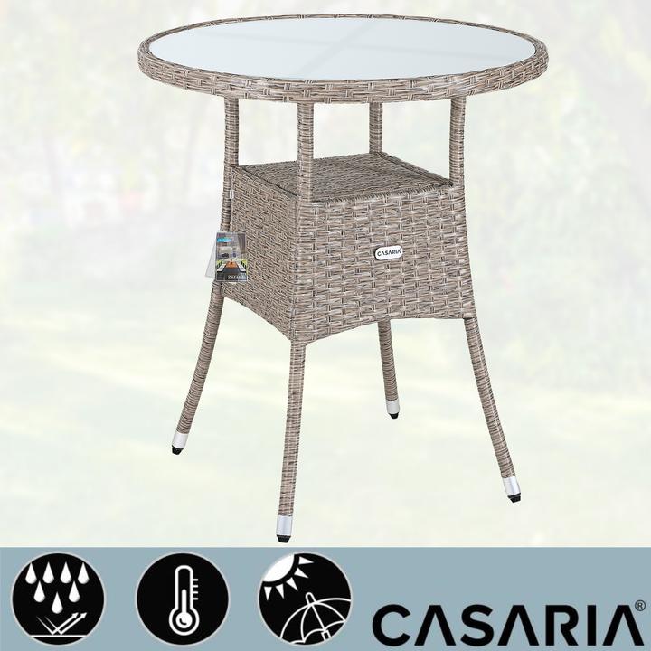Actual product image Casaria Balcony table (60 cm)