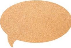 Immagine prodotto Securit Lavagna in sughero SILHOUETTE "Bolla vocale (Bacheca)