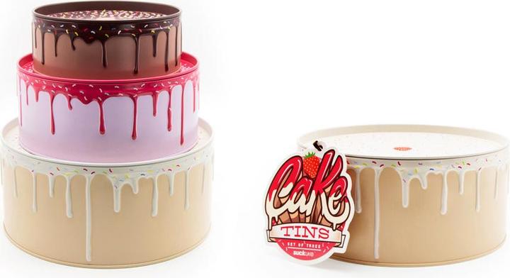 Actual product image Suck UK Cake Storage Tins