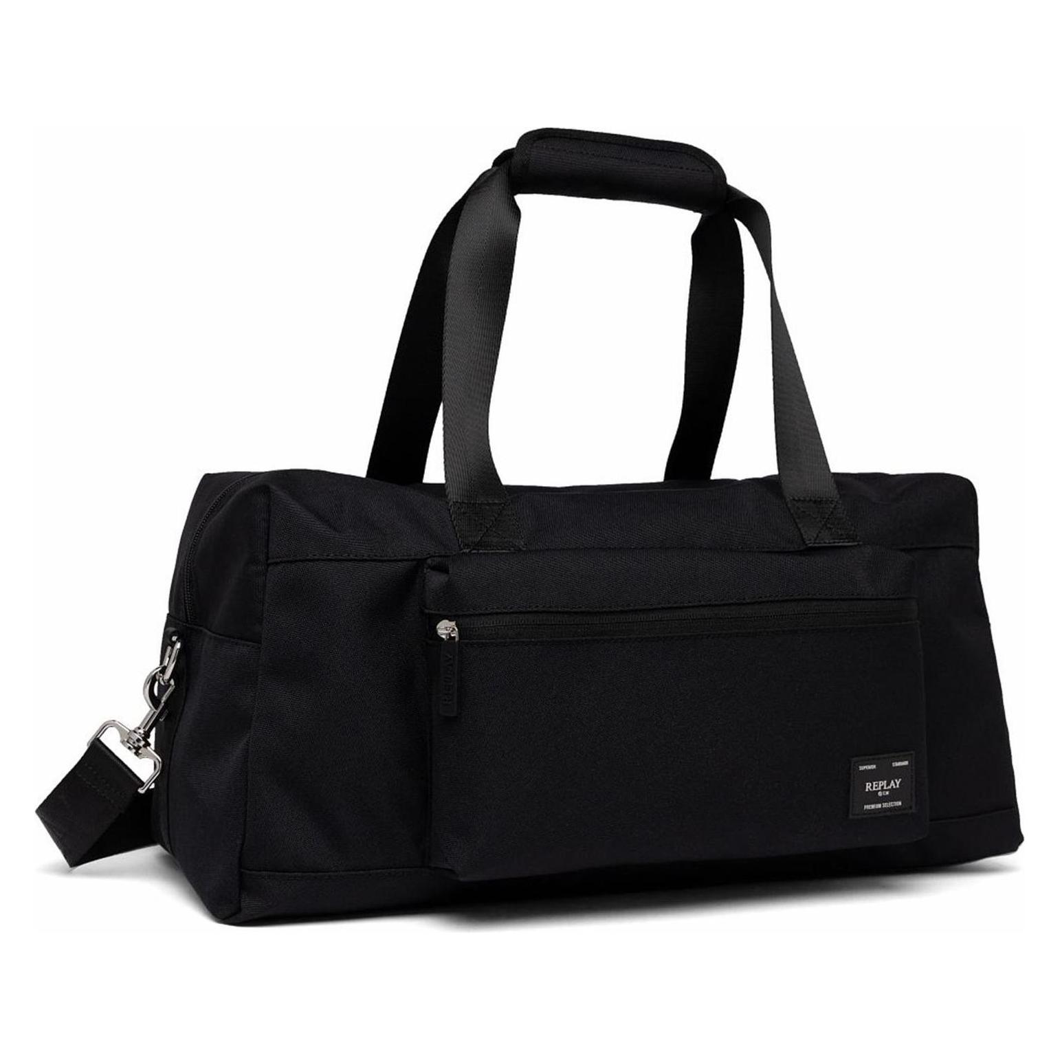 Replay, Herren, Tasche, Weekender, Schwarz