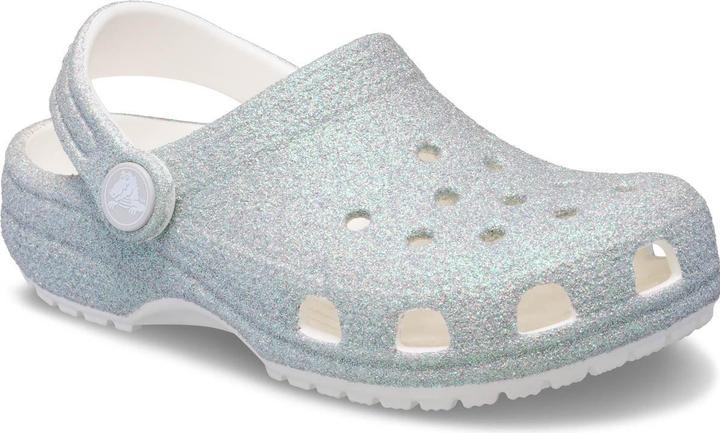 Actual product image Crocs K's Classic IridesGlitter Clog (30)