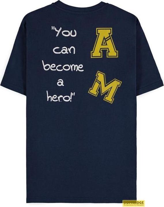Produktbild Difuzed MY HERO ACADEMIA - Navy All Might Quote - T-shirt Homme (XL) (XL)
