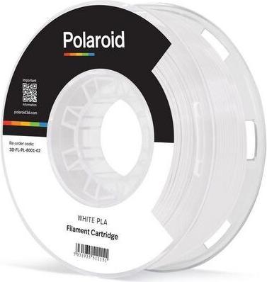 Produktbild Polaroid PLA Filament-Rolle Premium PLA weiss 1,75 mm (PLA, 200 mm, 1400 g, Weiss)