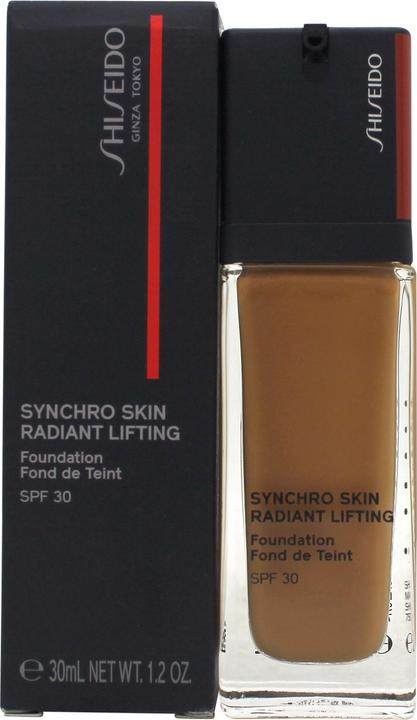 Actual product image Shiseido Synchro Skin Radiant Lifting Foundation SPF 30 ml - (420 Bronze)