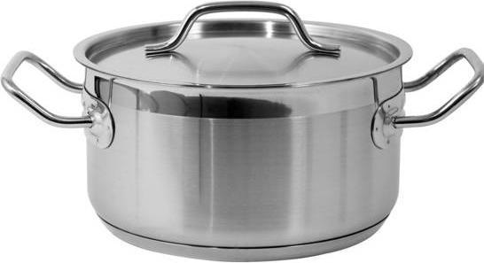 Immagine prodotto Yato TAZZA BASSA CON COPERCHIO IN ACCIAIO INOX, 20X10,5 CM 3,3L (20 cm, Acciaio inossidabile)