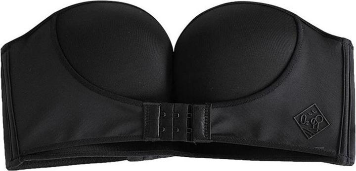Actual product image JTI Strapless push-up bra, additional button placket at the front, black - 75C (Single pack, 75 C)