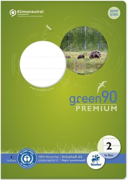 Actual product image Staufen Booklet LIN2 A5 16 sheets 4/4/4mm lined (A5, Lined, Soft cover)