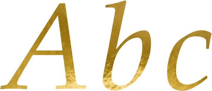 Immagine prodotto Partydeco Adesivi per lettere dorati (171 pz.)