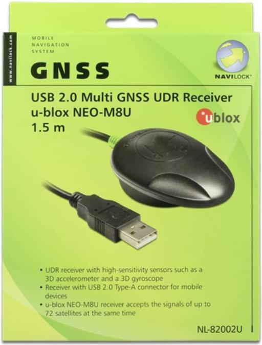 Image du produit Navilock NL-82002U Récepteur Multi GNSS UDR USB 2.0