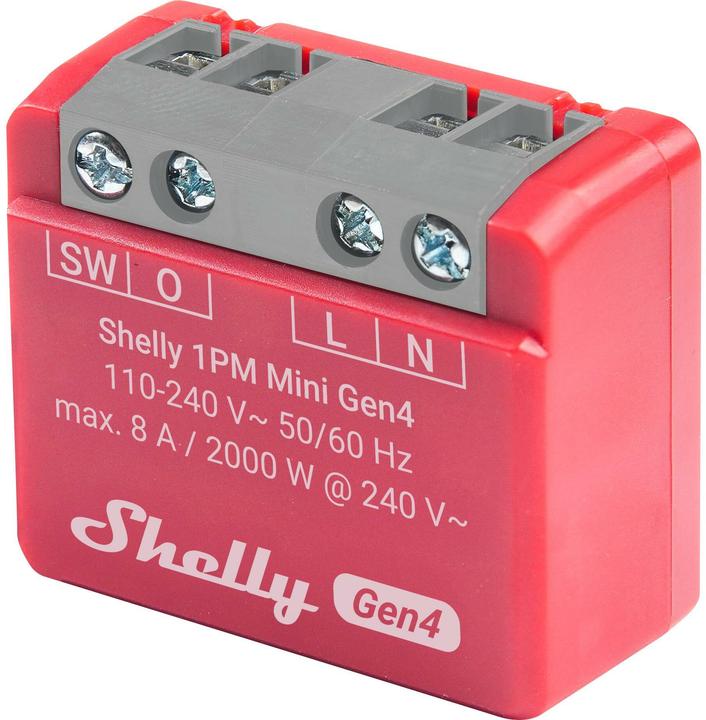 Produktbild Shelly 1PM Mini Gen4 (Schaltaktor)