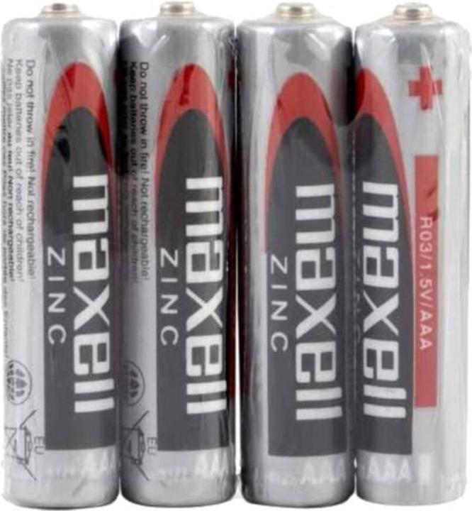 Produktbild Maxell R03 4TAC BATTERIE. (4 Stk., HR03, 1155 mAh)