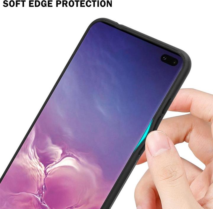 Produktbild Cadorabo TPU Gestreiftes Glas Cover (Samsung Galaxy S10+)