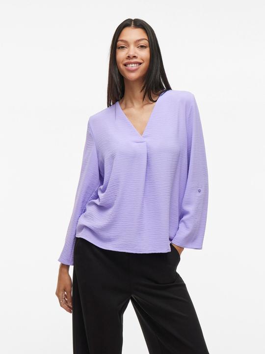 Actual product image Vila VIJOSA V-Ausschnitt Oberteil mit 3/4-Ärmeln (36)