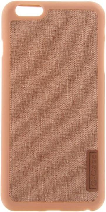 Actual product image OEM Silicone Case Textile for iPhone 6 Plus brown (Apple iPhone 6 Plus)