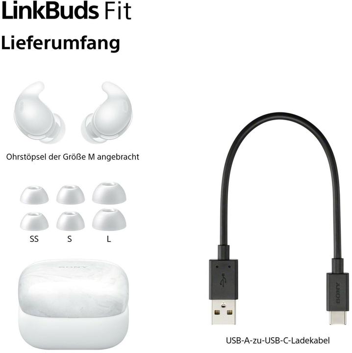 Actual product image Sony LinkBuds Fit (NC, 5.50 h, Wireless)