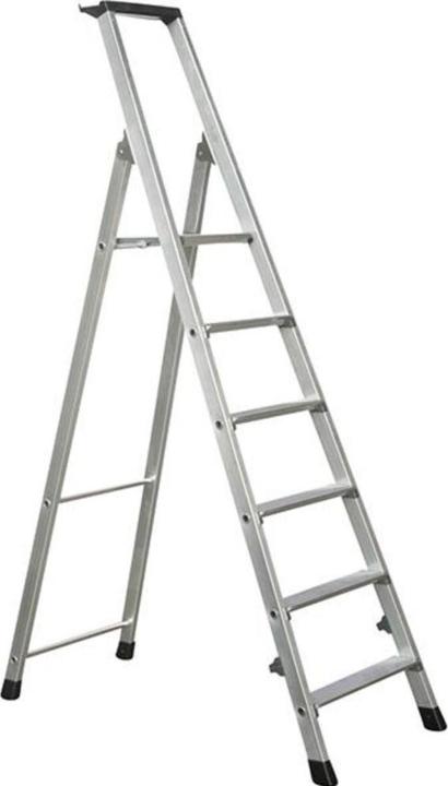 Produktbild Zarges Stufenleiter klappbar, einseitig begehbar (Stehleiter, 203 cm)