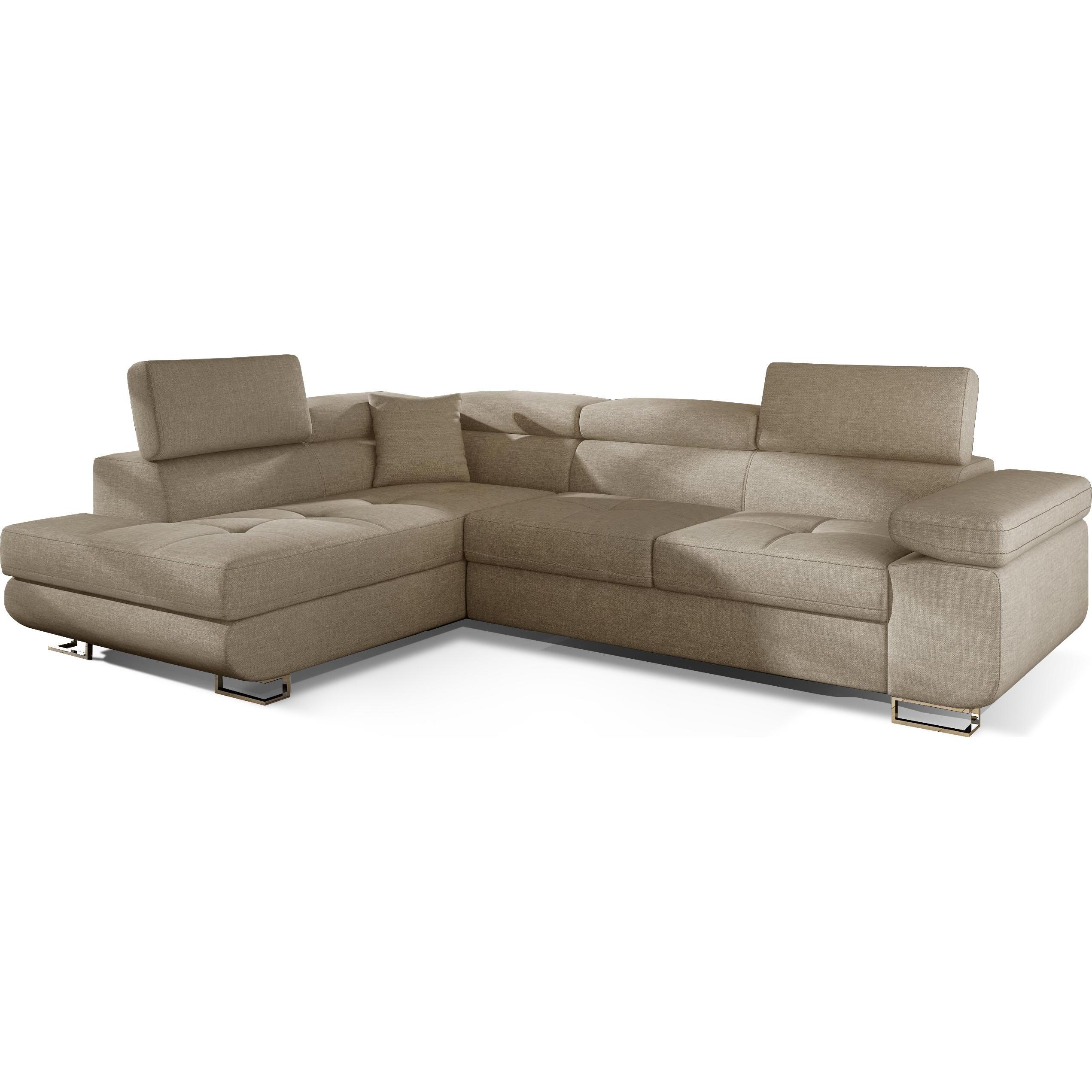 ELTAP, Sofa, Anton (Ecksofa, 4-Sitzer, Bettsofa)