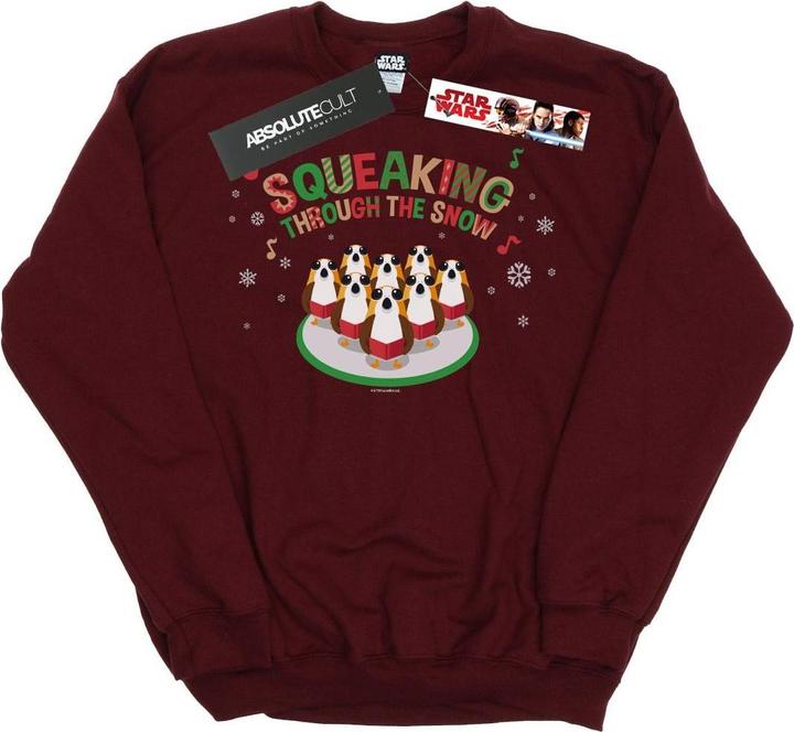 Produktbild Star Wars The Last Jedi Porgs Squeaking Through The Snow Sweatshirt Jungen (116)