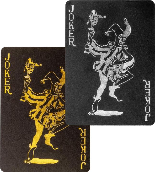 Produktbild Games Planet Pokerkarten Kartendeck Schwarz/Gold