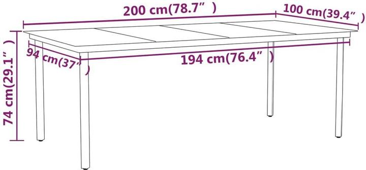 Produktbild VidaXL Yanni (200 cm)