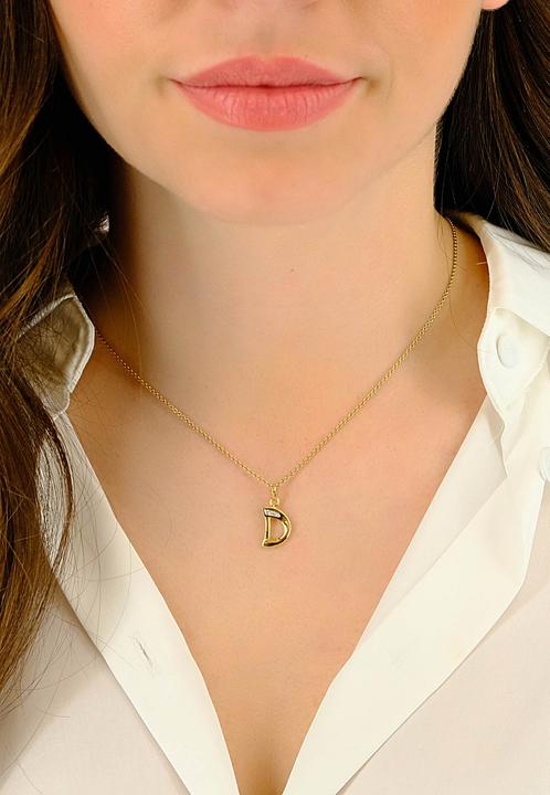 Image du produit Muau Lettre (750, Or jaune 18 carats, Or blanc)