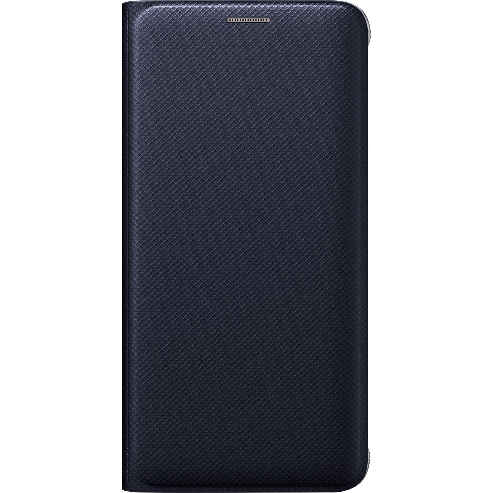 Samsung Wallet Cover (Samsung Galaxy S6 Edge+), Smartphone Hülle, Schwarz