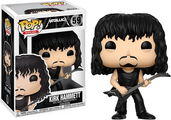 Actual product image Funko POP! - Metallica: Kirk Hammett