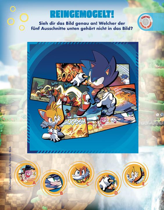Image du produit Panini Sonic The Hedgehog : 1001 autocollants : Stickers - Enigmes - Coloriage