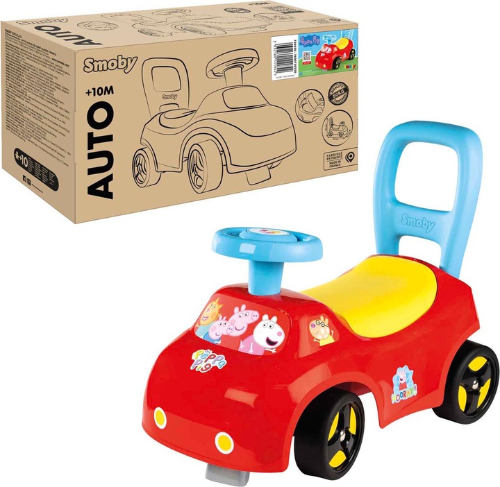 Actual product image Smoby Peppa Pig Car Ride-On