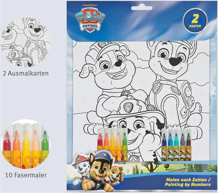 Produktbild Undercover Malen nach Zahlen Set PAW Patrol