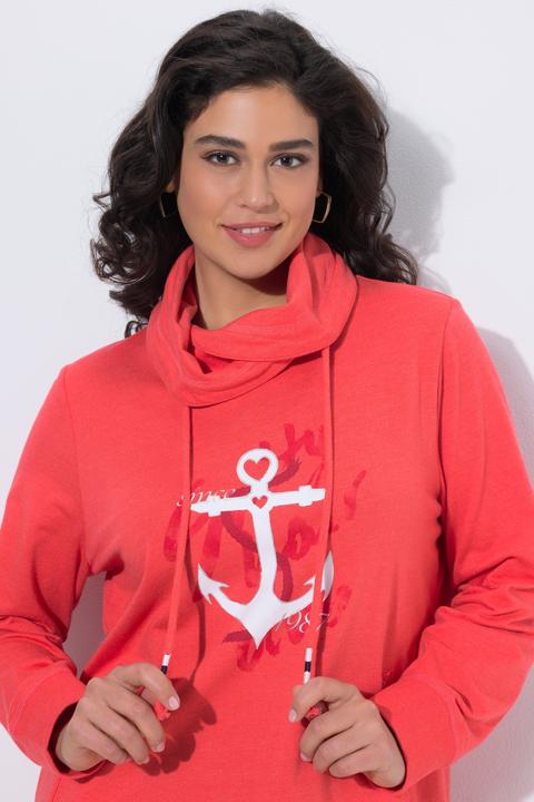 Actual product image Ulla Popken Anchor Graphic Sweatshirt (56)