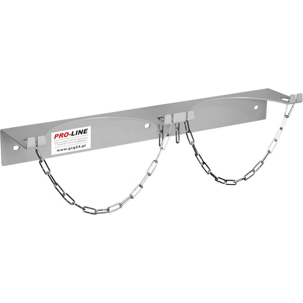 Pro-Line Wandhalter für 2 Gasflaschen, max. Durchmesser 250 mm PRO-LINE-Zylinder, Smartphone Halterung, Grau