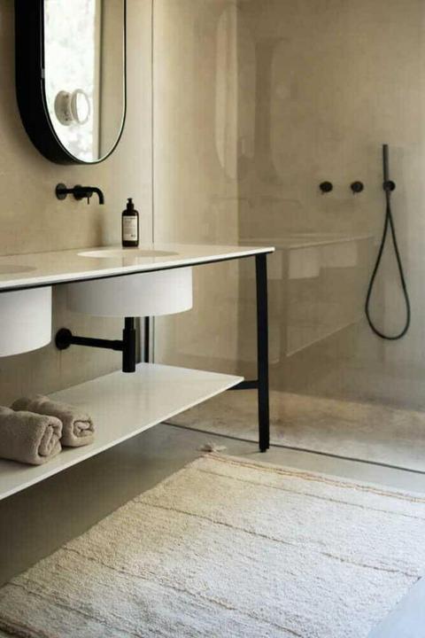 Actual product image Lorena Canals Carpet Bloom Natural (90 x 130 cm)