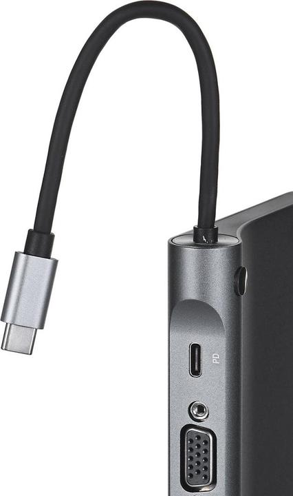 Actual product image Gembird Multiport-Adapter (USB-C, 11 Ports)