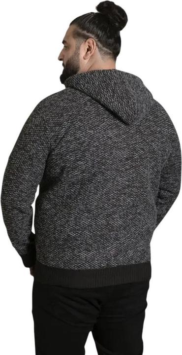 Actual product image DUKE Mens D555 Fareham Sherpa Lined Kingsize Full Zip Hoodie (4XL)