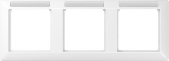 Actual product image JUNG Frame, triple horizontal, spray-di. window AS 5830 BF INA W