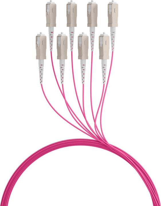 Produktbild EFB Elektronik Trunkkabel U-DQ ZN BH OM4 8G 1x8 SC-SC 70m Dca LSZH (70 m)