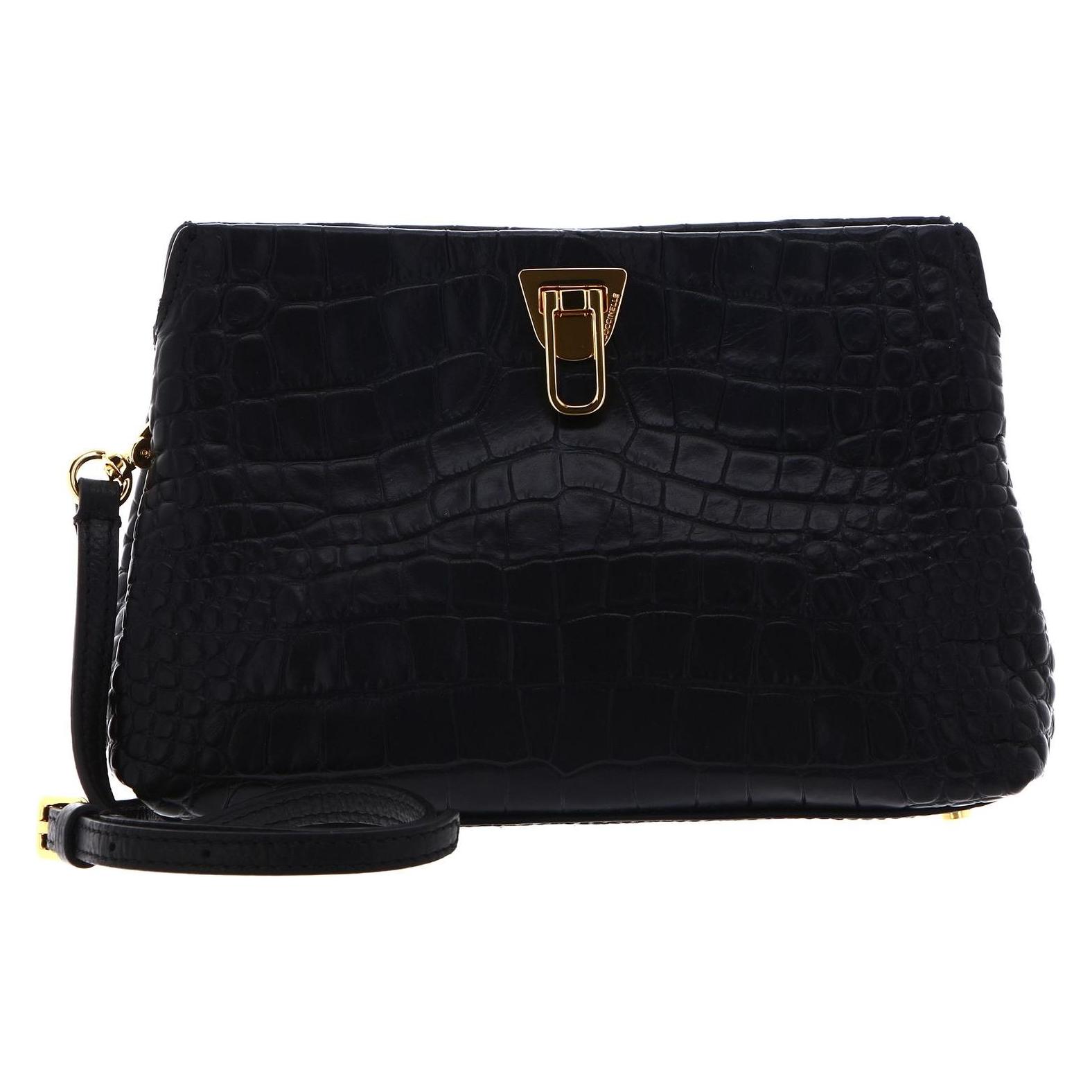Coccinelle, Damen, Handtasche, Beat Clu. Cro. S Handbag, Schwarz