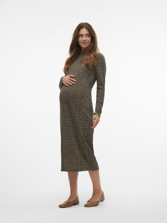 Actual product image Mamalicious Regular fit high neck midi dress dress (L)