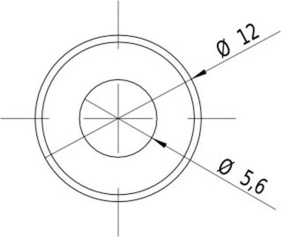 Actual product image Picotronic Laser module line red 5 mW LD650-5-3(12x32)45-F400 (Electronics kit)