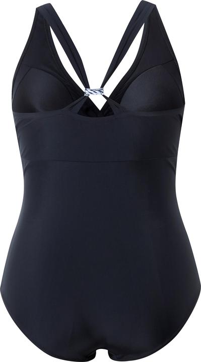 Produktbild Ulla Popken Badeanzug, Neckholder-Optik, Softcups, Zierschleife (50)