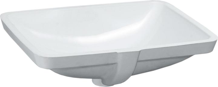 Laufen Built-in washbasin PRO A 490x360mm w overflow without tap hole white (360 mm, 490 mm)