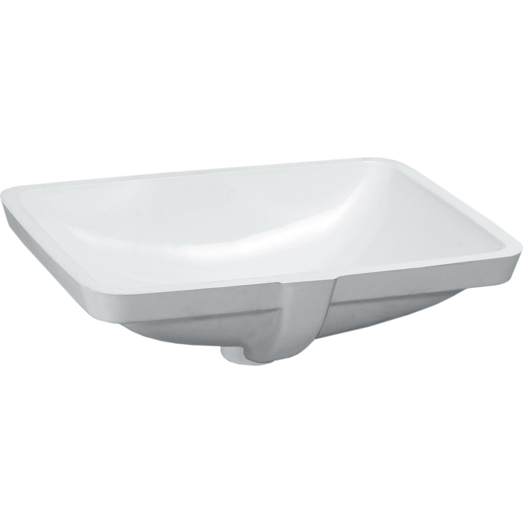 Laufen Einbauwaschtisch PRO A 490x360mm m ÜL o Hahnloch weiss mit LCC (360 mm, 490 mm) (H8119614001091)